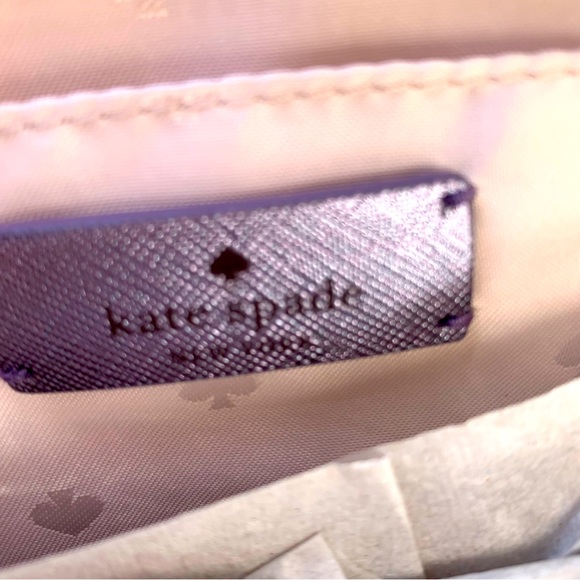 Kate Spade Holiday Collection Lilac Frost Tinsel Satchel and Card Holder Set - Picture 12 of 13